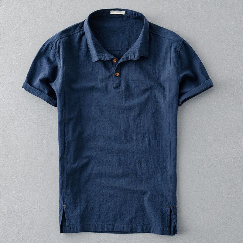 Camisa Gola Polo em Linho - Masculina