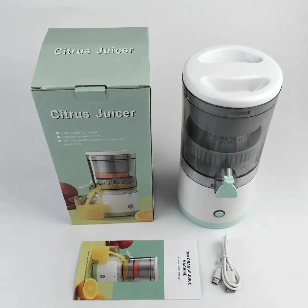 Espremedor de Frutas Elétrico USB Portátil - Tenha suco fresco em 20s, onde você estiver