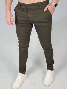 Calça Masculina Alfaiataria Social Sarja Skinny GrifeX™