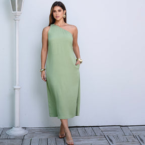 Vestido Midi Ombro
