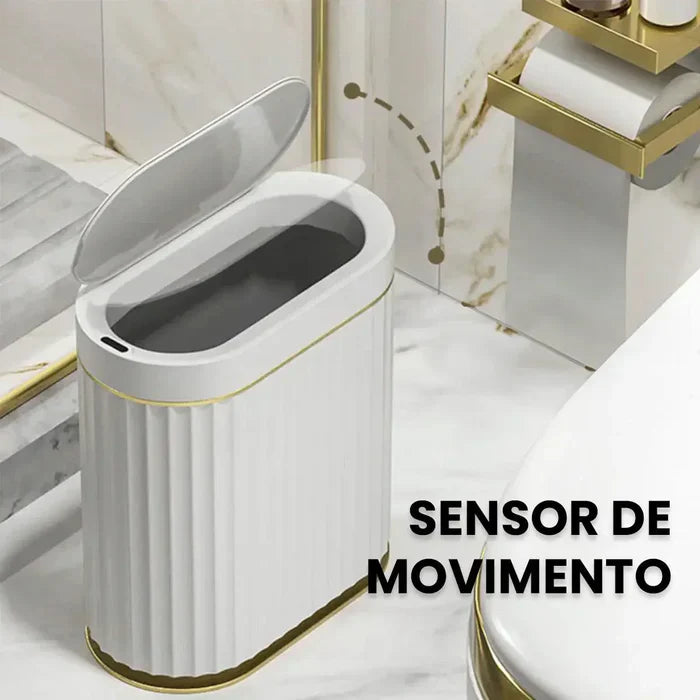 Lixeira Automática para Banheiro 12L com Sensor de Movimento