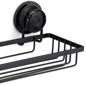 Porta Shampoo Fixação Dupla Ventosa Preto Monaco