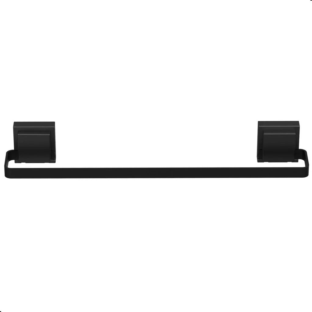 Porta Toalha para Banheiro com Ventosa Preta