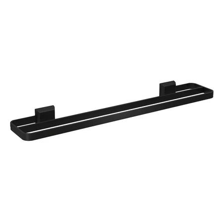 Porta Toalha De Banho Duplo Preto
